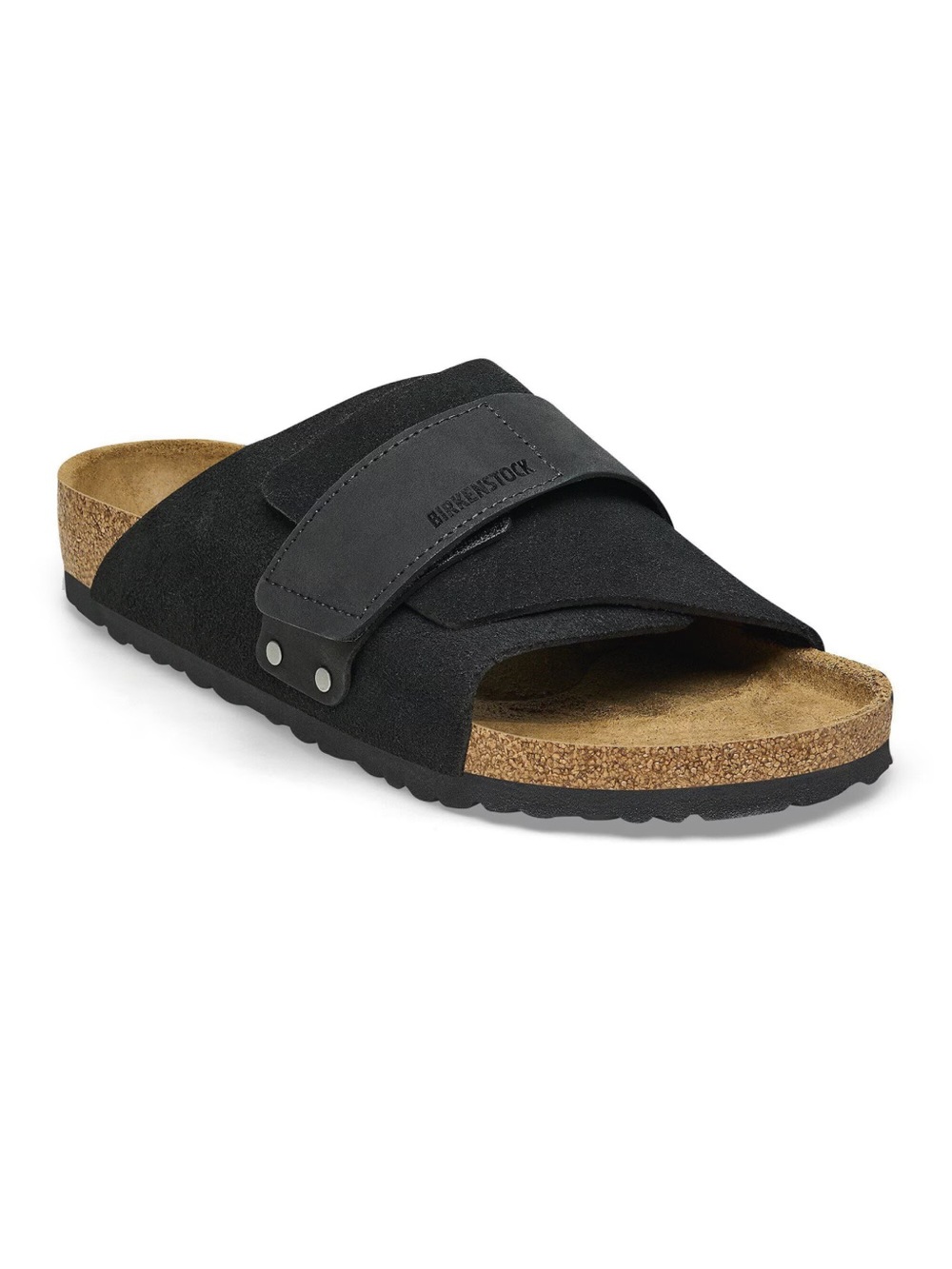 Birkenstock Kyoto Black Suede Sandal
